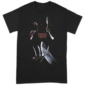 (エルム街の悪夢) A Nightmare On Elm Street オフィシャル商品 ユニセックス Freddy Vs Jason Tシャツ 半袖 カットソー ト｜pertemba