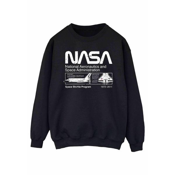 (ナサ) NASA オフィシャル商品 レディース スペースシャトル 長袖 スウェットシャツ トレーナ...