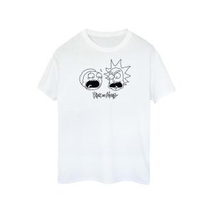(リック・アンド・モーティ) Rick And Morty オフィシャル商品 メンズ Head Tシャツ コットン 半袖 トップス BI629 (ホ｜pertemba