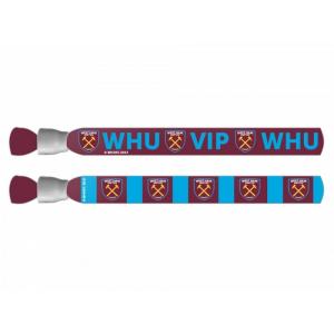 ウェストハム・ユナイテッド フットボールクラブ West Ham United FC オフィシャル商品 リストバンド 2本セット BS12｜pertemba