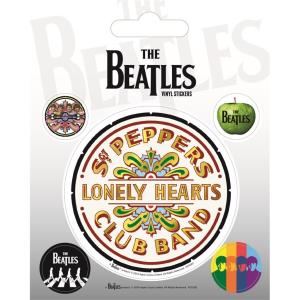 (ザ・ビートルズ) The Beatles オフィシャル商品 ステッカー シール (5枚セット) BS2450 (マルチカラー)｜pertemba