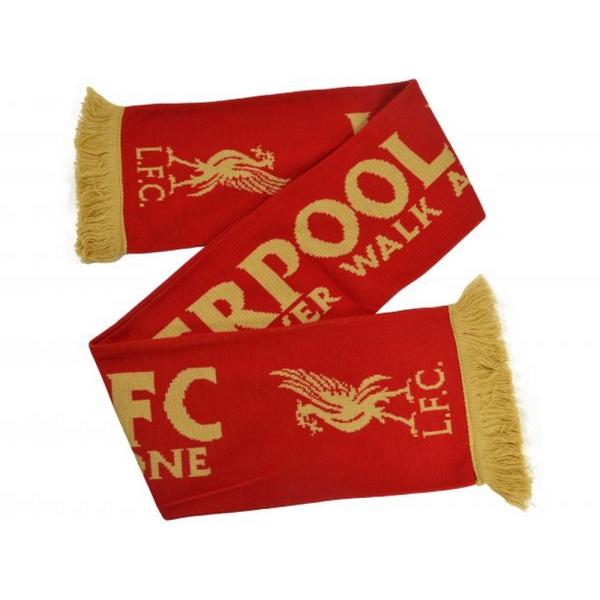 リバプール・フットボールクラブ Liverpool FC オフィシャル商品 ジャカード ニットマフラ...