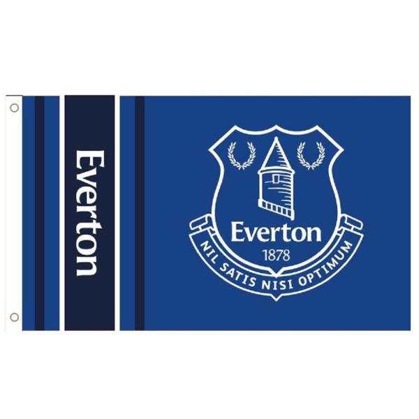 エバートン フットボールクラブ Everton FC オフィシャル商品 クレスト フラッグ 旗 BS...
