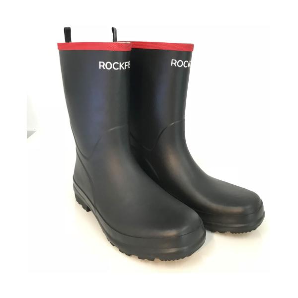 (ロックフィッシュ) Rockfish レディース レッドストライプ ウェリントンブーツ 婦人長靴 ...