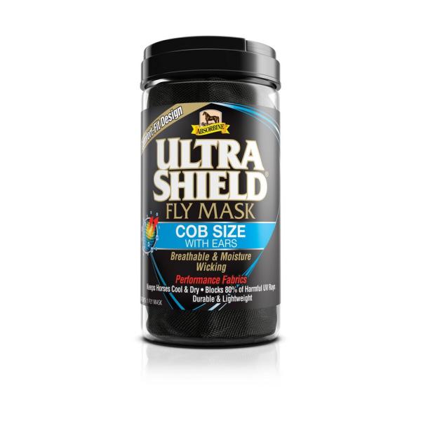 (アブソーバイン) Absorbine 馬用 UltraShield フライマスク 耳付き 馬着 乗...