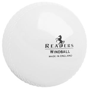 (リーダーズ) Readers Windball クリケットボール ボール CS133 (ホワイト/ブラック)｜pertemba
