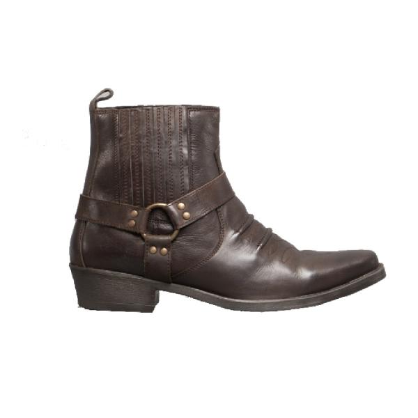 (ユーエス・ブラス) US Brass メンズ イーストウッド カウボーイアンクルブーツ ショート丈...