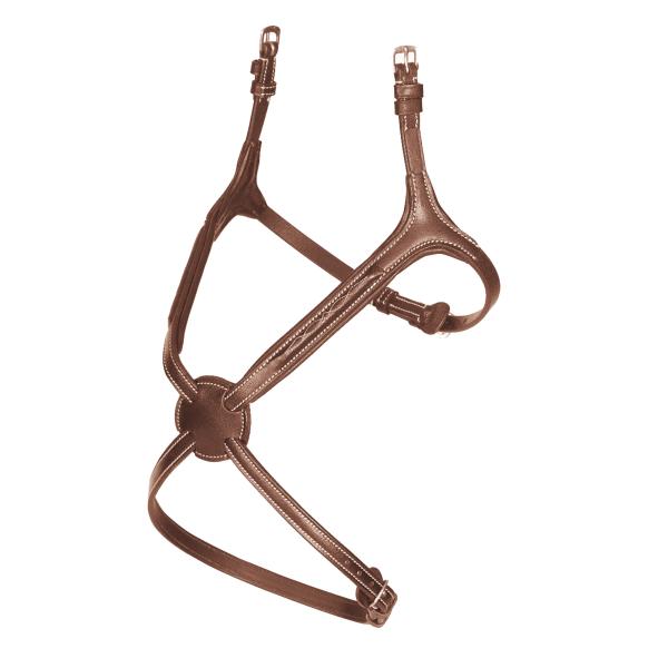 (アヴィニヨン) Avignon 馬用 レザー グラックル鼻革 乗馬 馬具 ノーズバンド ホースライ...