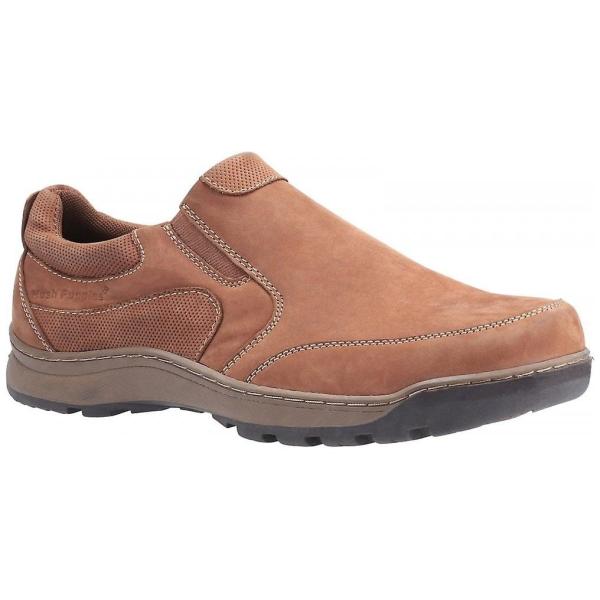 (ハッシュパピー) Hush Puppies メンズ Jasper スリッポン レザー シューズ カ...