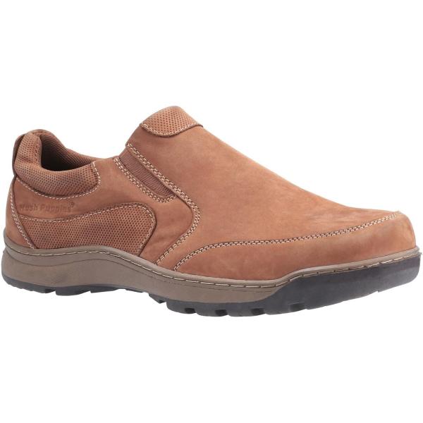 (ハッシュパピー) Hush Puppies メンズ Jasper ヌバックレザー スリッポン カジ...