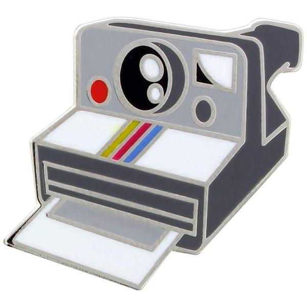 (グラインドストア) Grindstore オフィシャル商品 レトロ ポラロイドカメラ エナメル ピ...