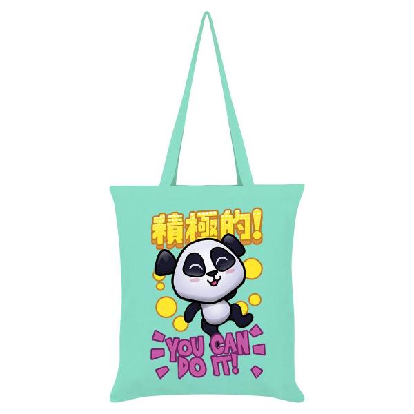(半田パンダ) Handa Panda オフィシャル商品 You Can Do It トートバッグ ...