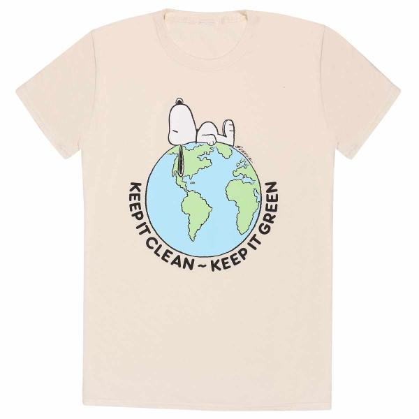 (ピーナッツ) Peanuts オフィシャル商品 ユニセックス Keep It Clean Tシャツ...