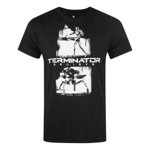 (ターミネーター) Terminator オフィシャル商品 メンズ Genisys Graffiti Tシャツ 半袖 カットソー トップス NS4049 (ブラ｜pertemba