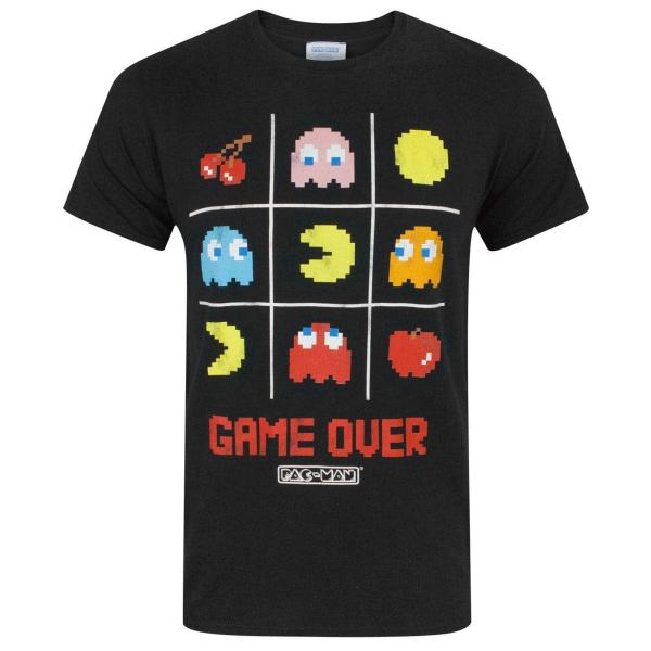 (パックマン) Pac-Man オフィシャル商品 ユニセックス Game Over Tシャツ 半袖 ...