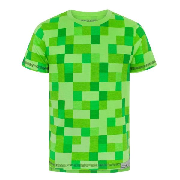 (マインクラフト) Minecraft オフィシャル商品 キッズ・子供用 クリーパー プリント 半袖...