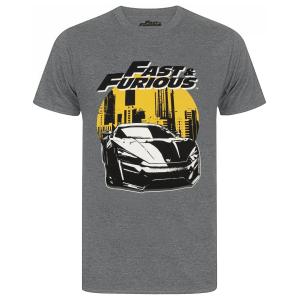 (ワイルド・スピード) Fast and Furious オフィシャル商品 メンズ Tシャツ 半袖 カットソー トップス NS5929 (チャコー｜pertemba