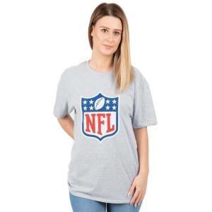 (ナショナル・フットボール・リーグ) NFL オフィシャル商品 レディース Shield Tシャツ 半袖 トップス NS6524 (グレ｜pertemba