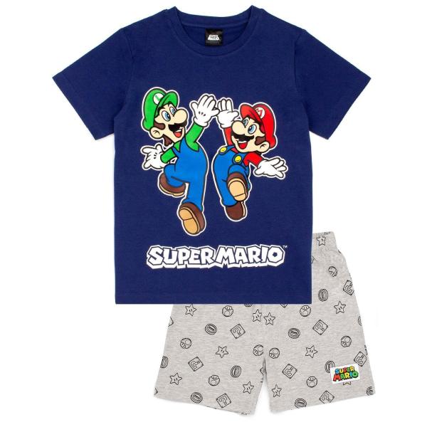 (スーパーマリオブラザーズ) Super Mario オフィシャル商品 キッズ・子供 ボーイズ パジ...
