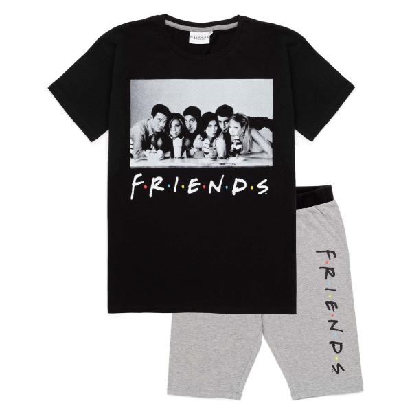 (フレンズ) Friends オフィシャル商品 レディース キャラクター パジャマ 半袖 半ズボン ...