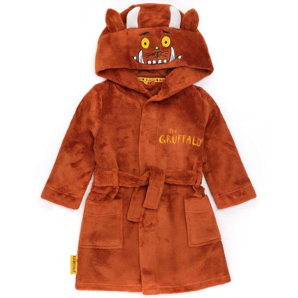 (グラファロ) The Gruffalo オフィシャル商品 キッズ・子供 ふわふわ ガウン フード付...