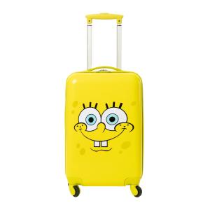 (スポンジ・ボブ) SpongeBob SquarePants オフィシャル商品 4キャスター スーツケース かばん NS7279 (イエロー)｜pertemba