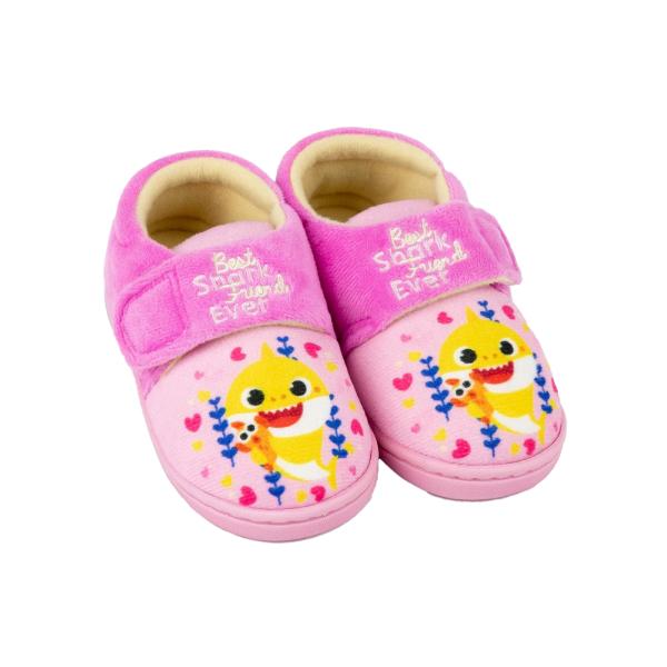 (ベイビーシャーク) Baby Shark オフィシャル商品 キッズ・子供 ガールズ スリッパ Be...