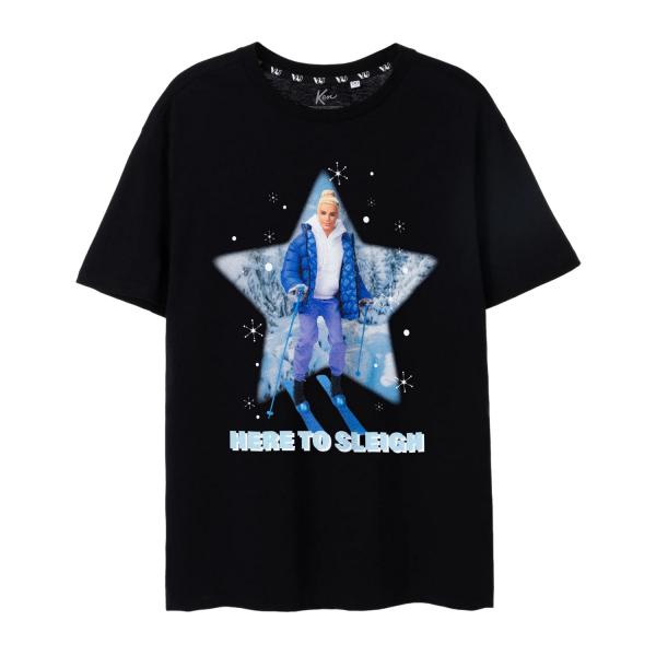 (バービー) Barbie オフィシャル商品 メンズ Here To Sleigh Ken Tシャツ...