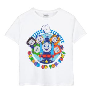 (きかんしゃトーマス) Thomas And Friends オフィシャル商品 キッズ・子供 Geared Up For Fun Tシャツ 半袖 トップス NS8070