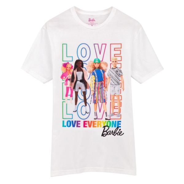 (バービー) Barbie オフィシャル商品 レディース Love Everyone Tシャツ Pr...