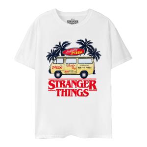 (ストレンジャー・シングス 未知の世界) Stranger Things オフィシャル商品 ユニセックス Surfer Boy Pizza Tシャツ 半袖｜pertemba