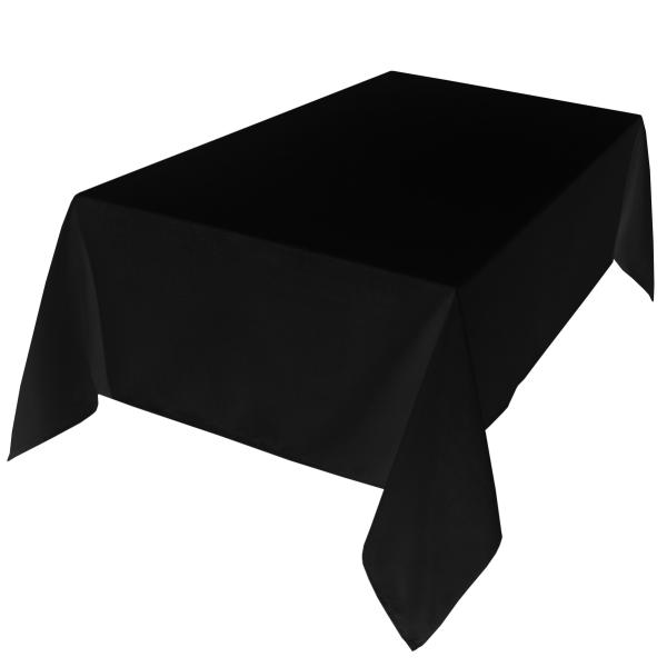 (レディーレンジ) ReadyRange 無地 長方形 テーブルクロス PC2132 (ブラック)