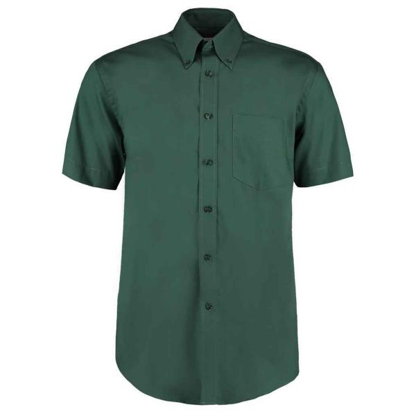 (カスタム・キット) Kustom Kit メンズ オックスフォード フォーマル シャツ 半袖 トッ...