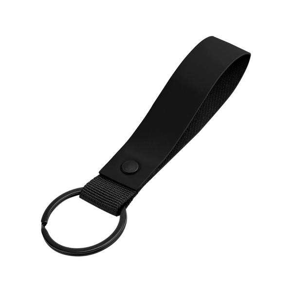 (バッグベース) Bagbase マット キーリング PU キーホルダー PC6959 (ブラック)