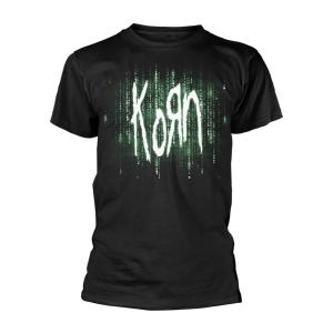 (コーン) Korn オフィシャル商品 ユニセックス Matrix Tシャツ 半袖 トップス PH1369 (ブラック)｜pertemba