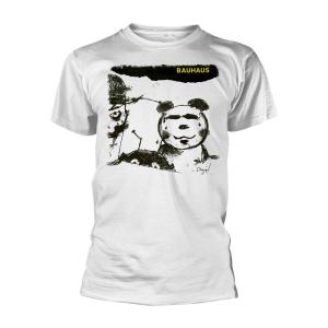 (バウハウス) Bauhaus オフィシャル商品 ユニセックス Mask Tシャツ 半袖 トップス PH174 (ホワイト)｜pertemba
