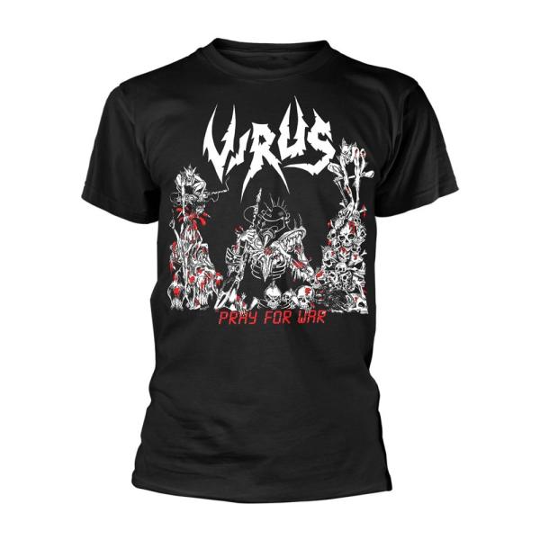 (ヴァイラス) Virus オフィシャル商品 ユニセックス Pray For War  Tシャツ 半...