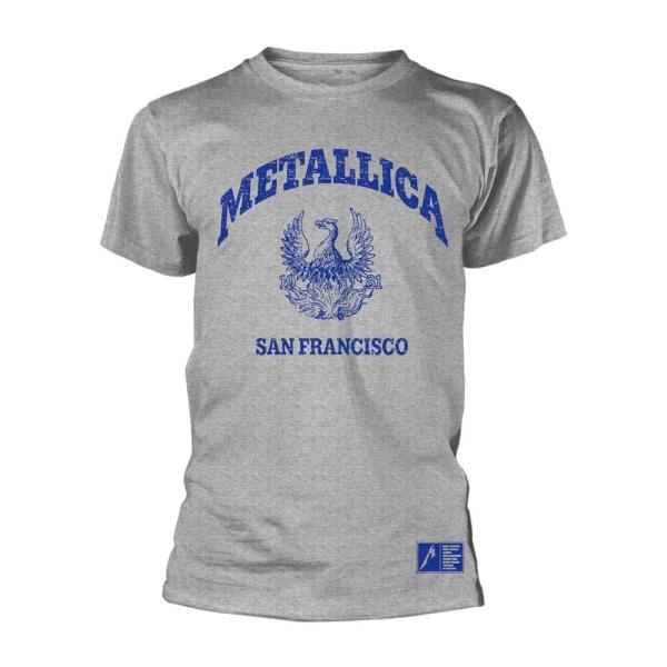 (メタリカ) Metallica オフィシャル商品 ユニセックス College クレスト Tシャツ...
