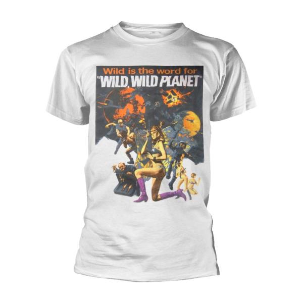 (惑星からの侵略) Wild Wild Planet オフィシャル商品 ユニセックス ロゴ Tシャツ...