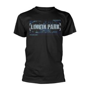 (リンキン・パーク) Linkin Park オフィシャル商品 ユニセックス Meteora Spray Tシャツ 半袖 トップス PH3457 (ブラック)