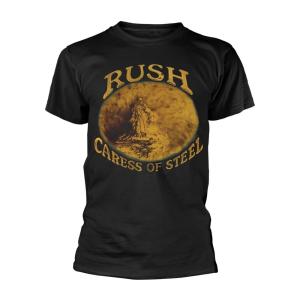 (ラッシュ) Rush オフィシャル商品 ユニセックス Caress Of Steel Tシャツ 半袖 トップス PH590 (ブラック)｜pertemba