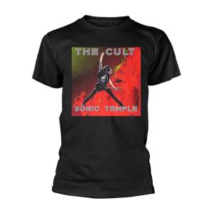 (ザ・カルト) The Cult オフィシャル商品 ユニセックス Sonic Temple Tシャツ 半袖 トップス PH915 (ブラック)｜pertemba