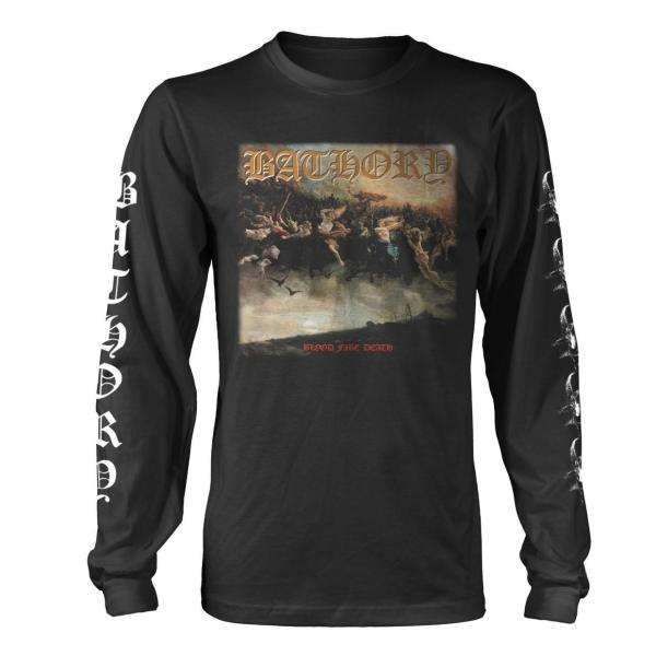 (バソリー) Bathory オフィシャル商品 ユニセックス Blood Fire Death Tシ...