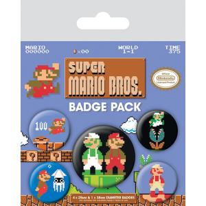 スーパーマリオブラザーズ) Super Mario オフィシャル商品 バッジ