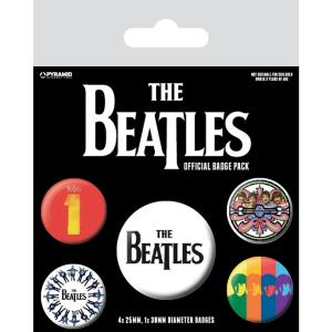ザ・ビートルズ) The Beatles オフィシャル商品 バンド ロゴ 缶バッジ