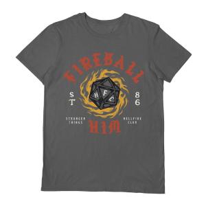 (ストレンジャー・シングス 未知の世界) Stranger Things オフィシャル商品 ユニセックス Fireball Him Tシャツ 半袖 ト｜pertemba