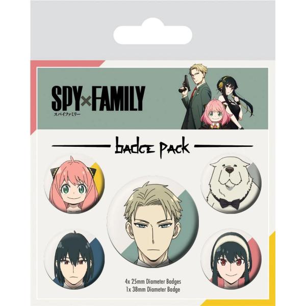 (スパイファミリー) Spy x Family オフィシャル商品  バッジ セット (5個組) PM...