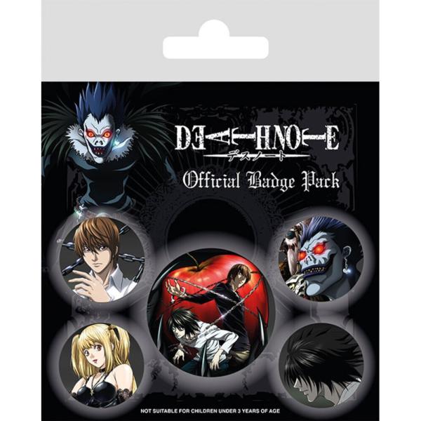 (デスノート) Death Note オフィシャル商品 キャラクター バッジ セット (5個組) P...