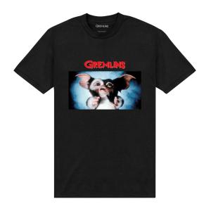 (グレムリン) Gremlins オフィシャル商品 ユニセックス Never Get It Wet Tシャツ 半袖 トップス PN200 (ブラック)｜pertemba