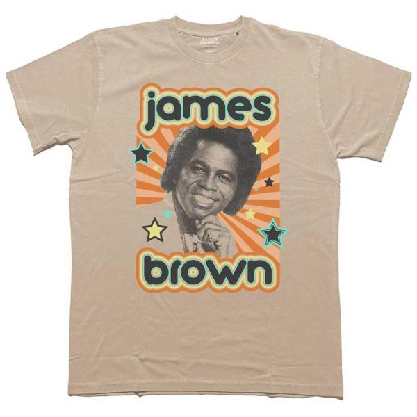 (ジェームス・ブラウン) James Brown オフィシャル商品 ユニセックス Stars Tシャ...